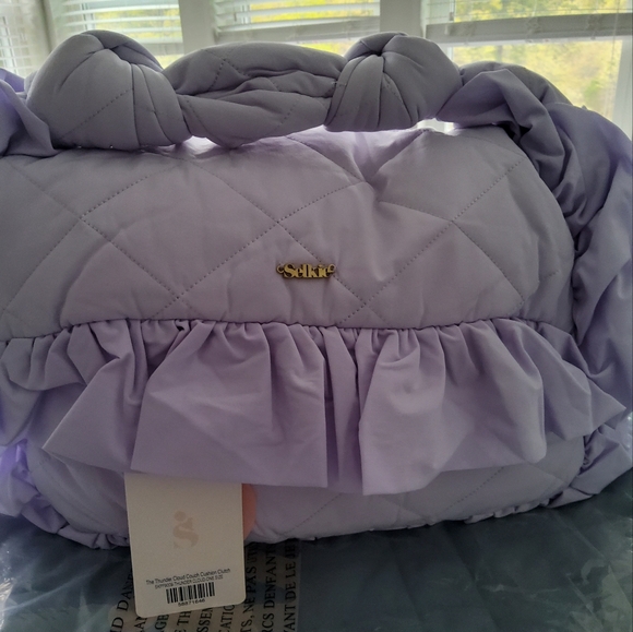 **1 Left!**Selkie The Thunder Cloud Cushion Clutch Bag - Picture 16 of 16